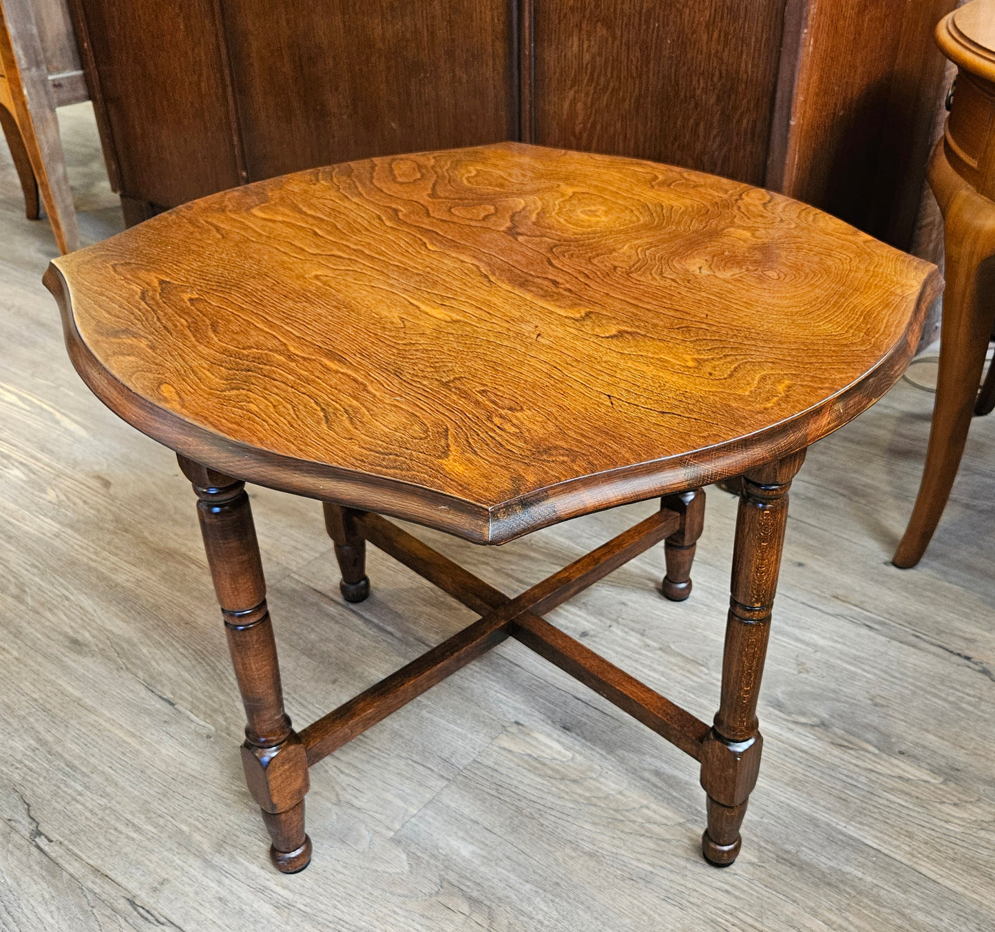 Coffee Table, Side Table, Shaped Sides