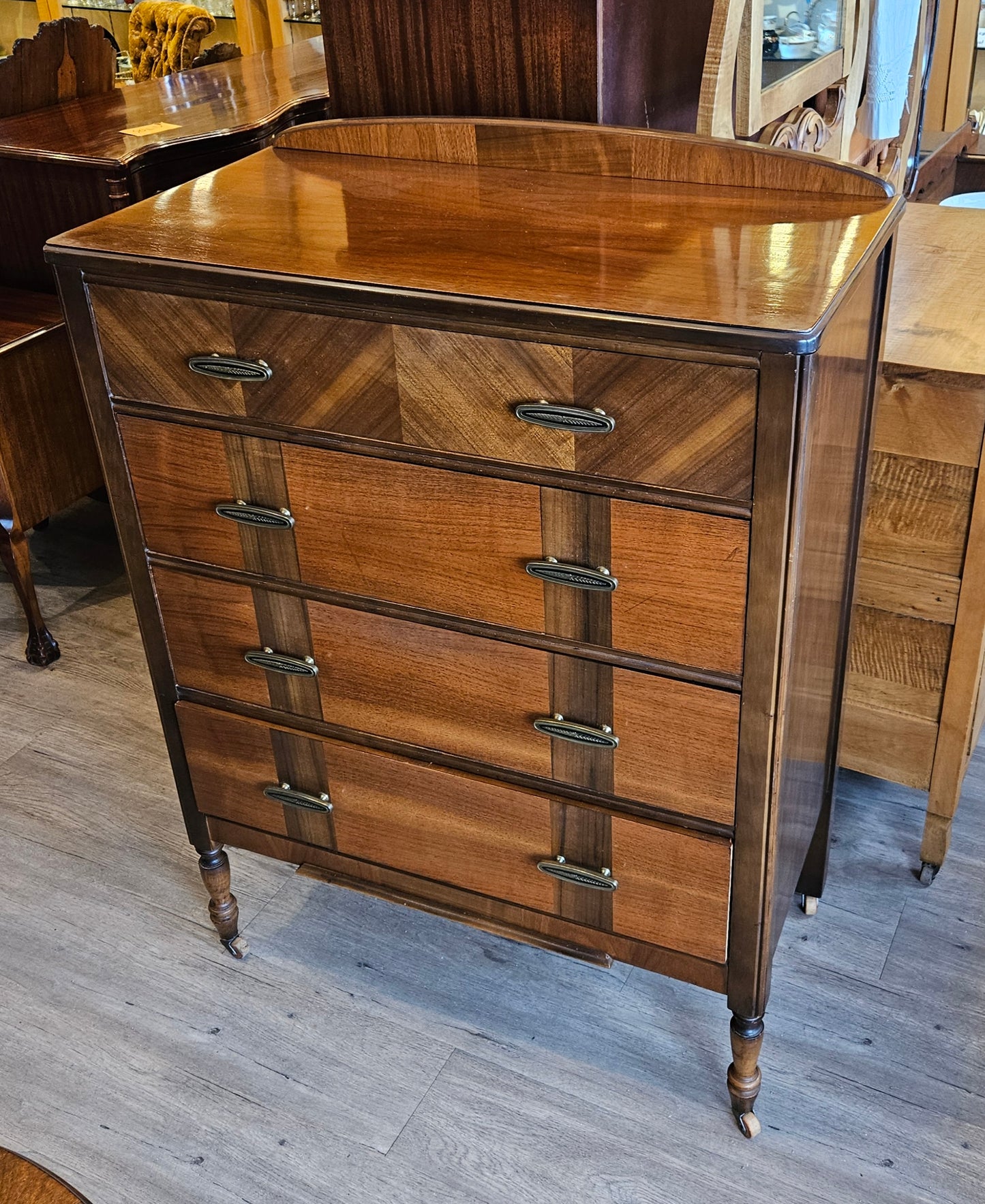 Highboy, two tone