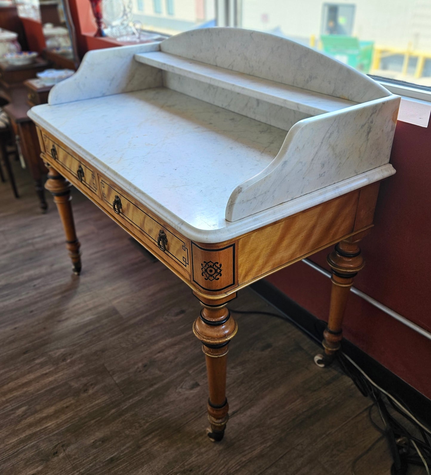 Victorian marble topped wash-stand