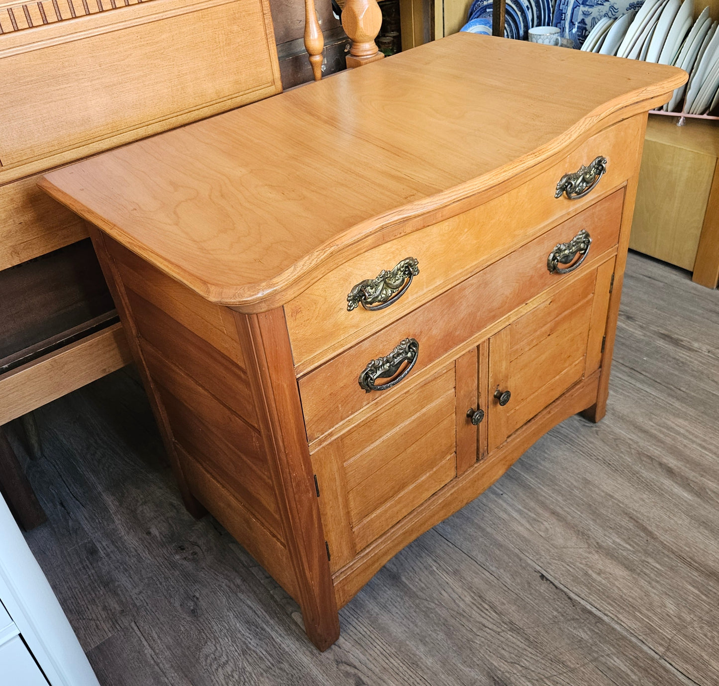 Vintage maple washstand