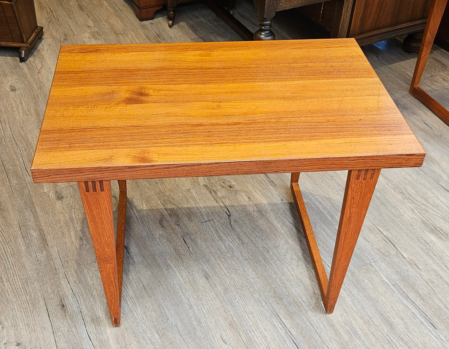 Pair of Teak end tables, Tangevald Hansen, Denmark