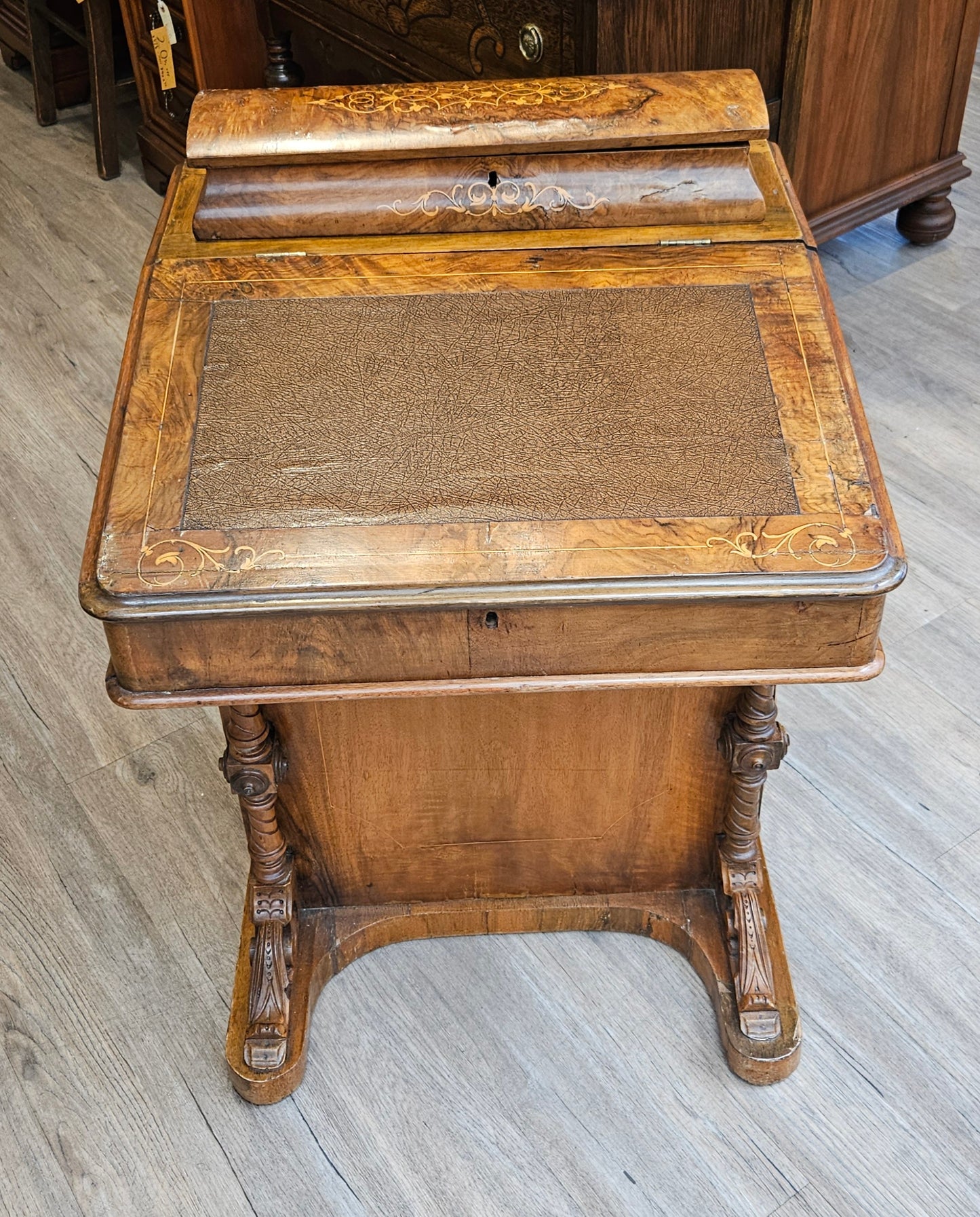 Antique ship captain's desk