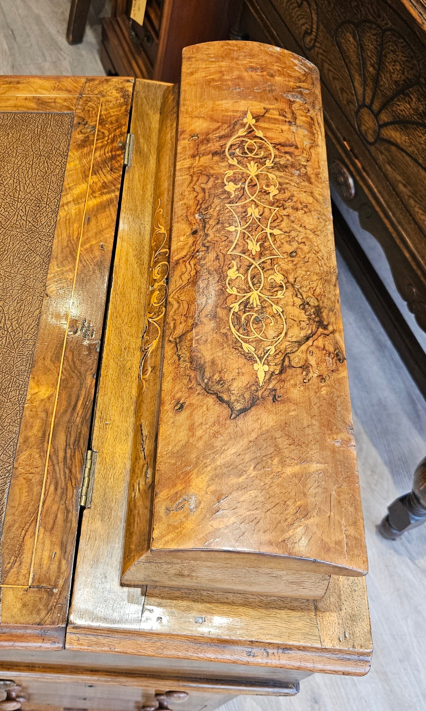 Antique ship captain's desk