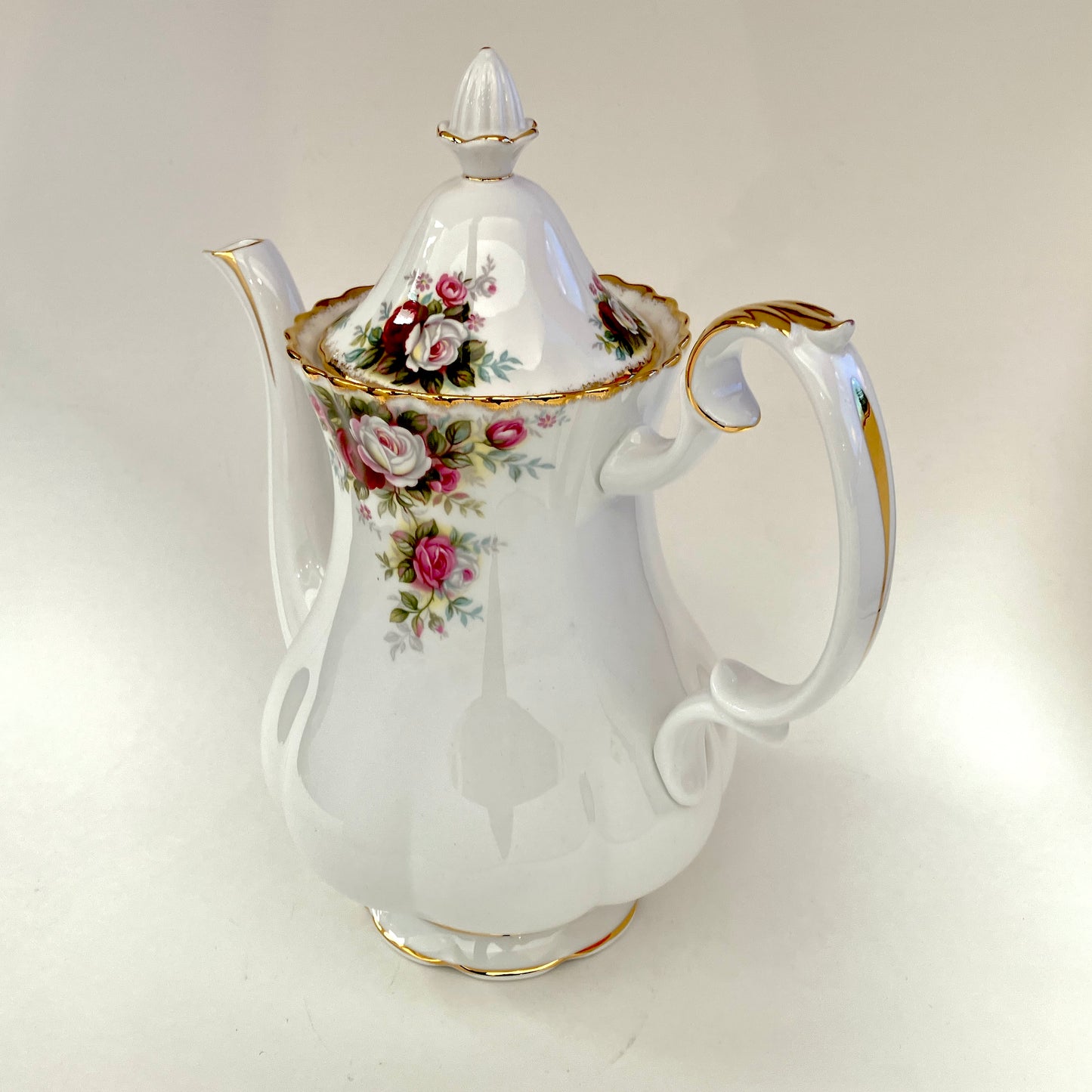 Royal Albert, Celebration, Coffeepot, Coffee pot, Vintage, Fine Bone China, Made in England