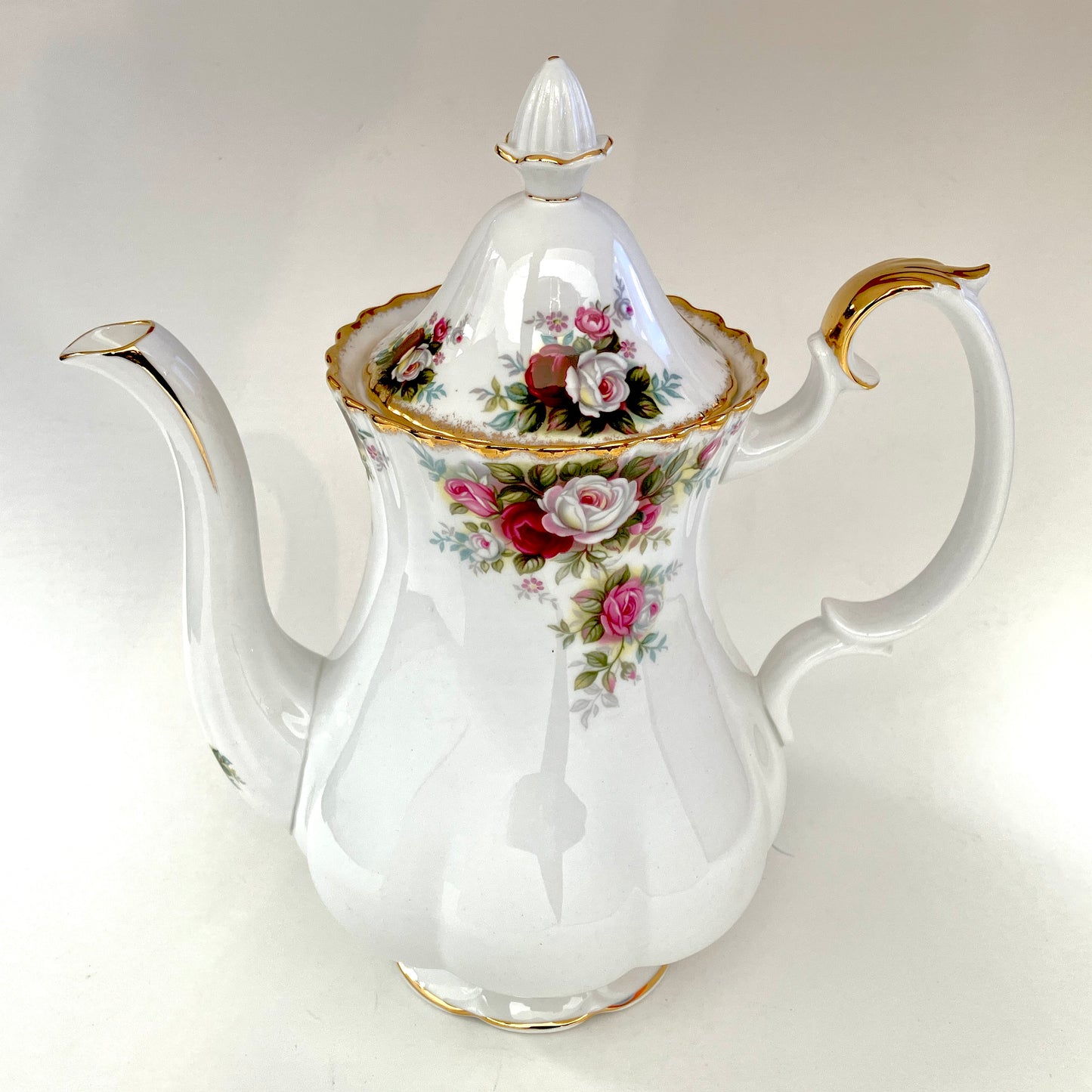 Royal Albert, Celebration, Coffeepot, Coffee pot, Vintage, Fine Bone China, Made in England