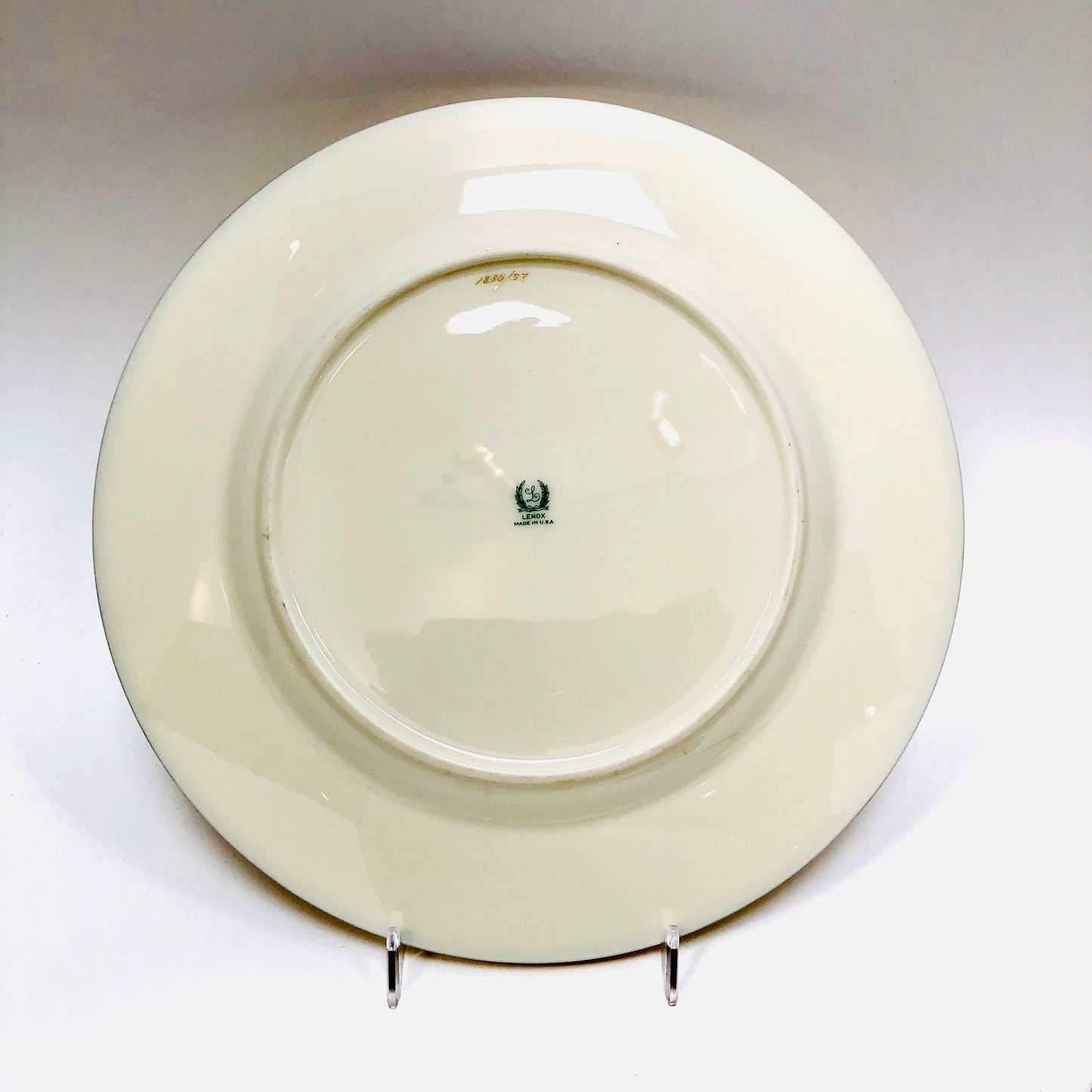 Lenox, Tuxedo, Dinner Plate, Plate, 10.25" Wide, Vintage