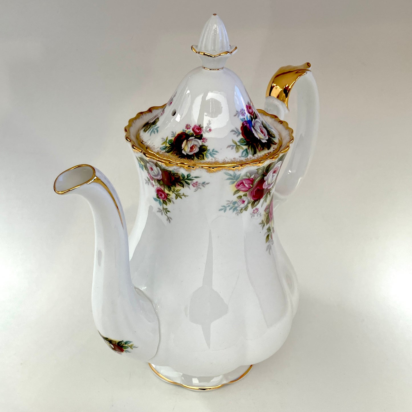 Royal Albert, Celebration, Coffeepot, Coffee pot, Vintage, Fine Bone China, Made in England
