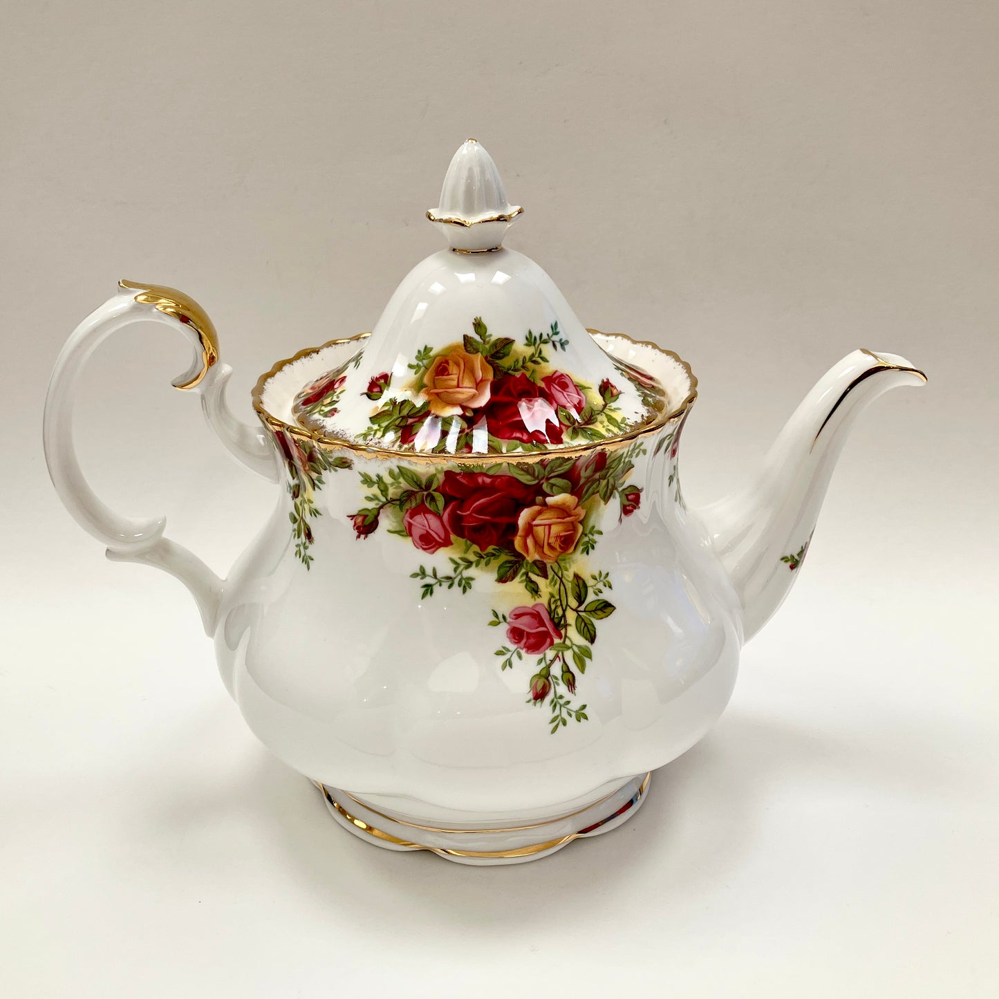 Royal Albert, Old Country Roses, Teapot, Tea pot, Vintage, Fine Bone China, Made in England