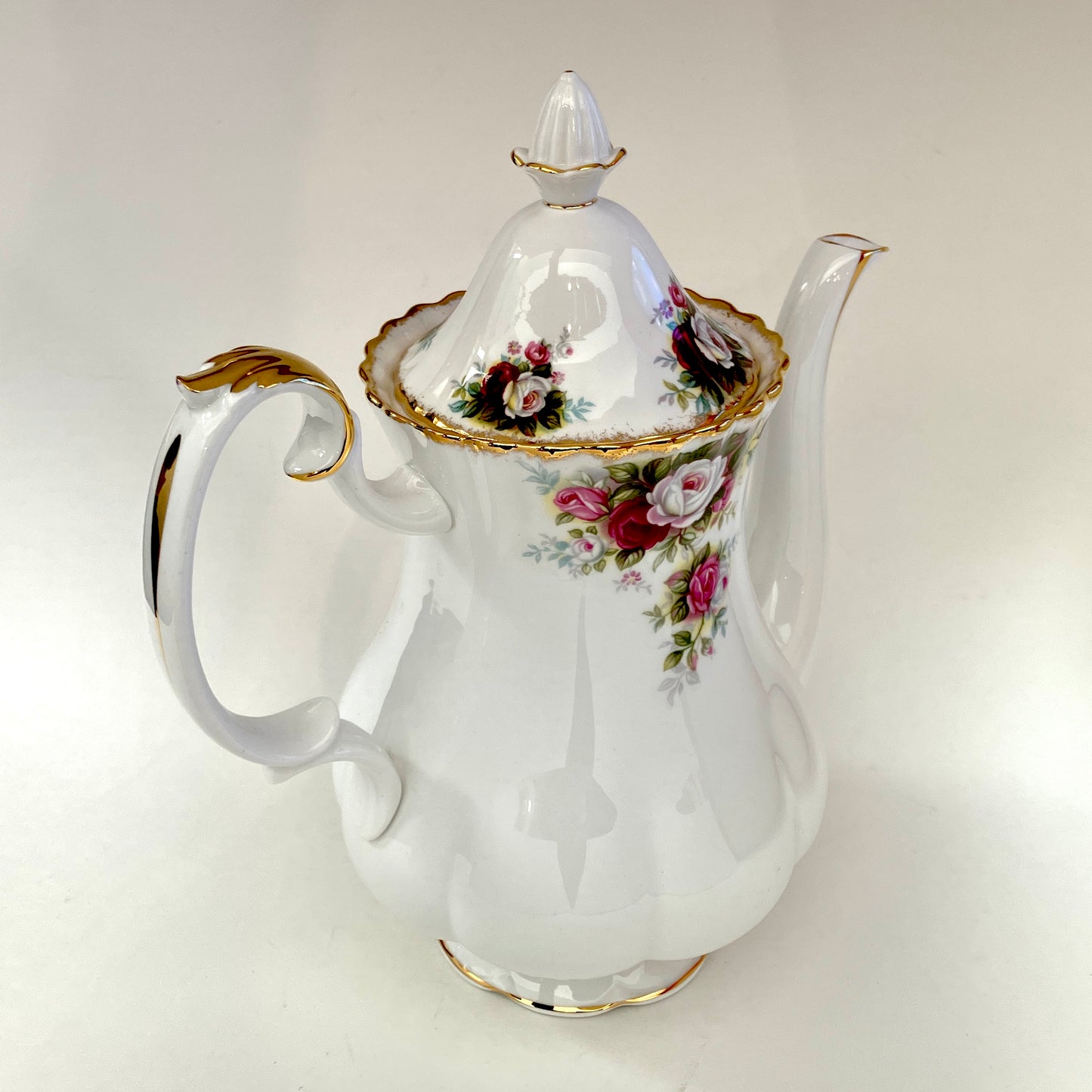 Royal Albert, Celebration, Coffeepot, Coffee pot, Vintage, Fine Bone China, Made in England