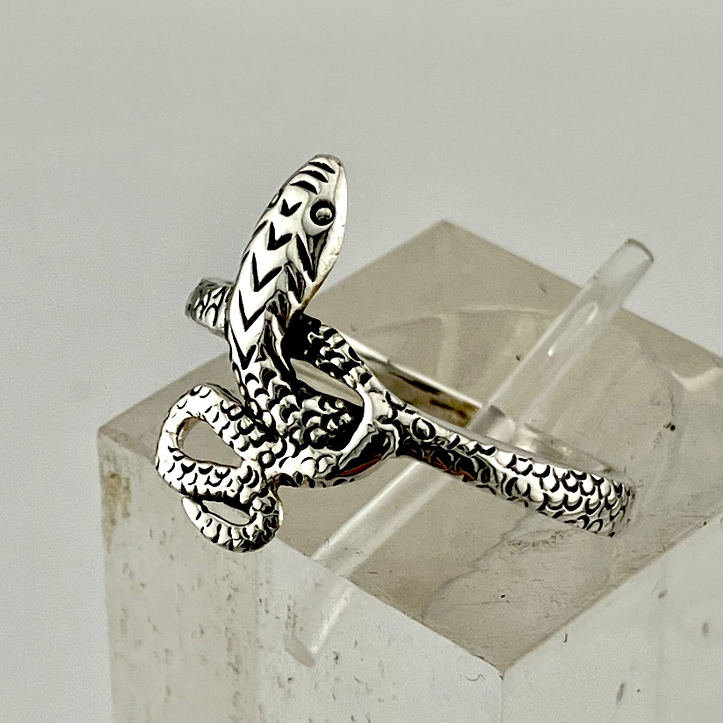 Sterling Silver Thin Snake Ring