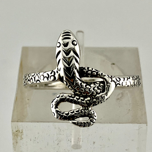 Sterling Silver Thin Snake Ring