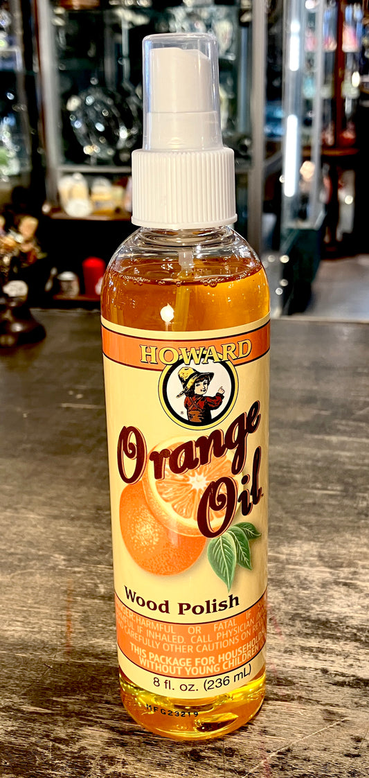 HOWARD, Howard's, Orange Oil, 8 Oz,  Wood Polish, Furniture, Furniture Care, Antique Furniture