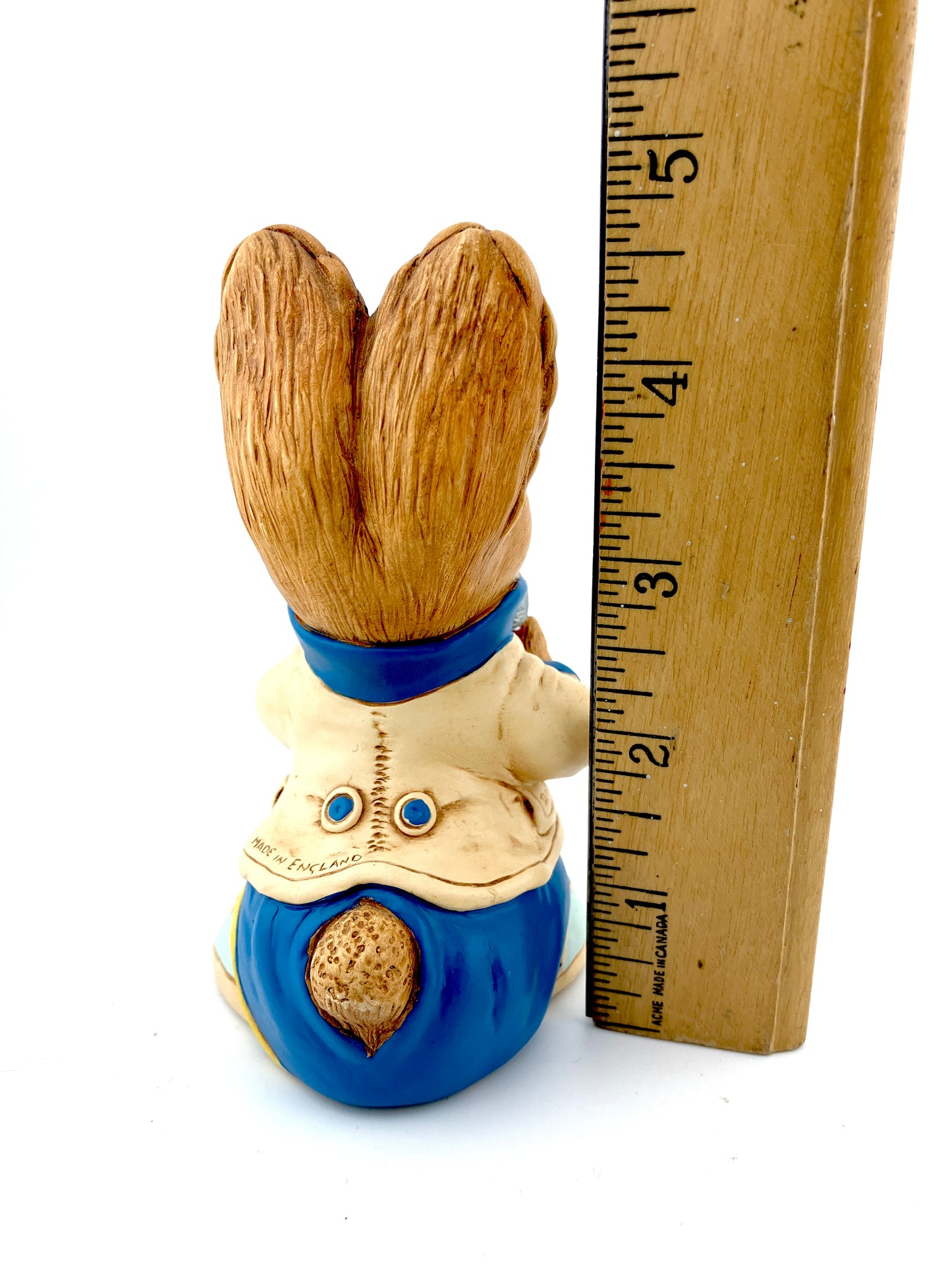 Pendelfin, Mike, Microphone, Blue Cuffs, England, Vintage, Figurine, Figurines, Rabbit, Bunny, Stonecraft, Collectible