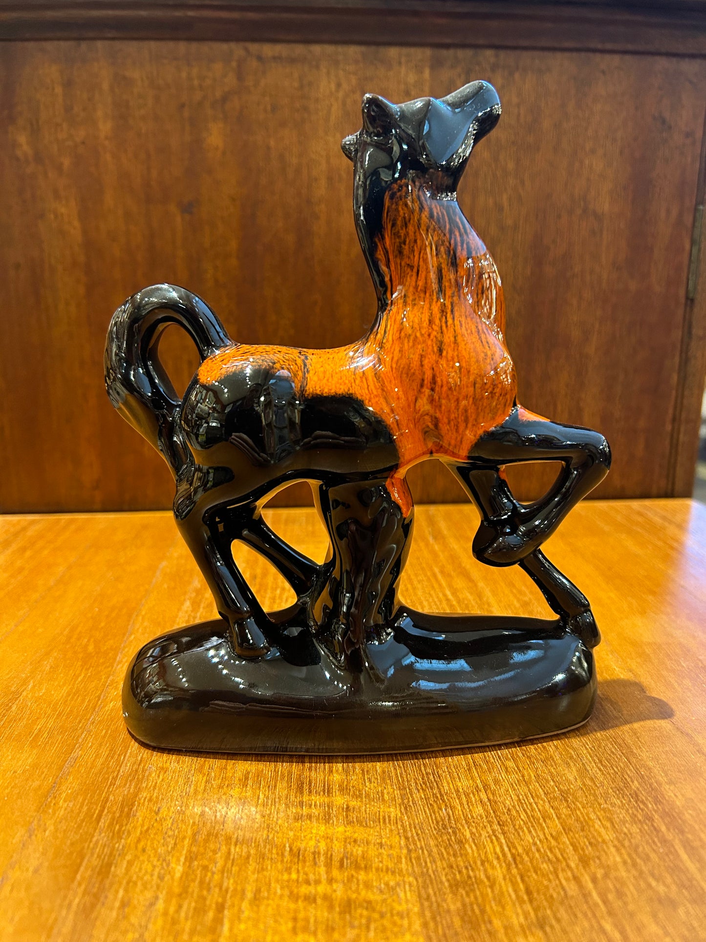 Canuck Pottery Horse Figurine, Vintage