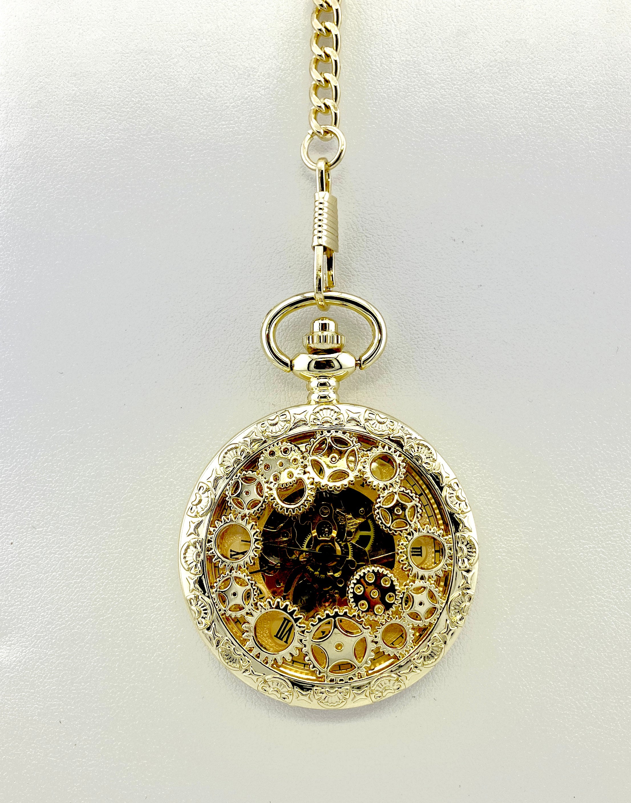 Gold pocket watch discount necklace