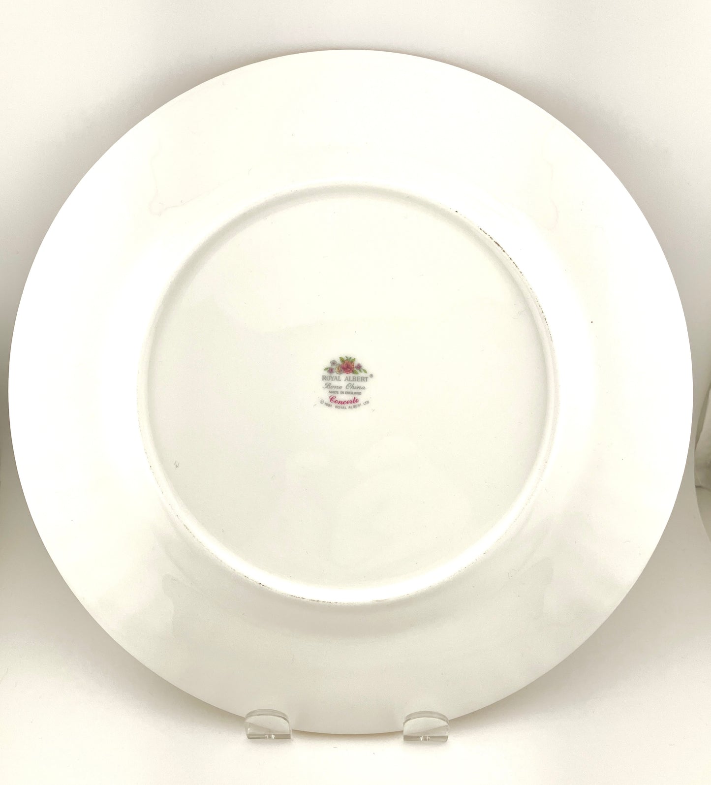 Royal Albert, Concerto, Dinner Plate, 10.25", vintage, Made in England, Floral