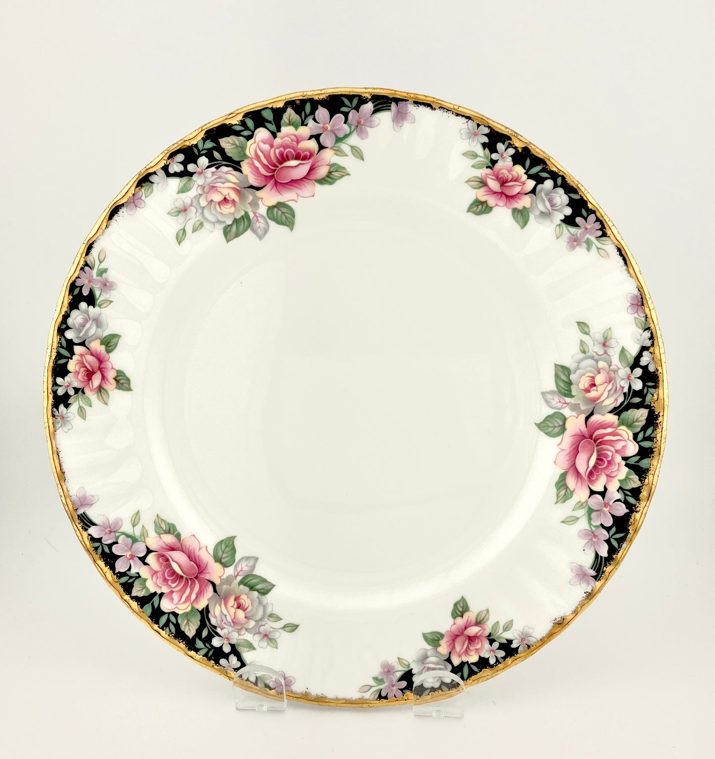 Royal Albert, Concerto, Salad Plate, 8", vintage, Made in England, Floral
