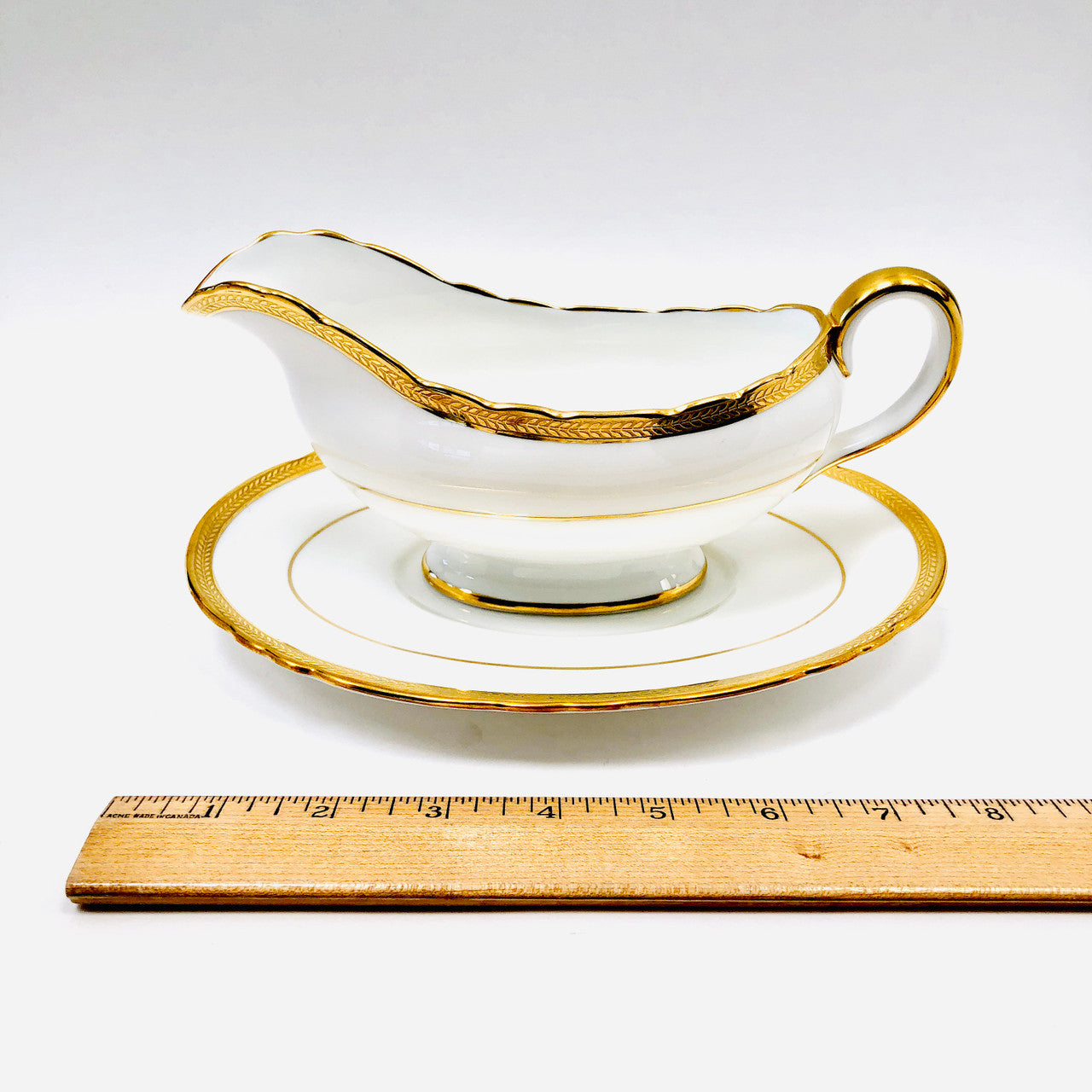 Aynsley, Elizabeth, Gold Encrusted, Laurel, Gravy, Boat, Liner, Fine Bone China, Vintage, Steampunk