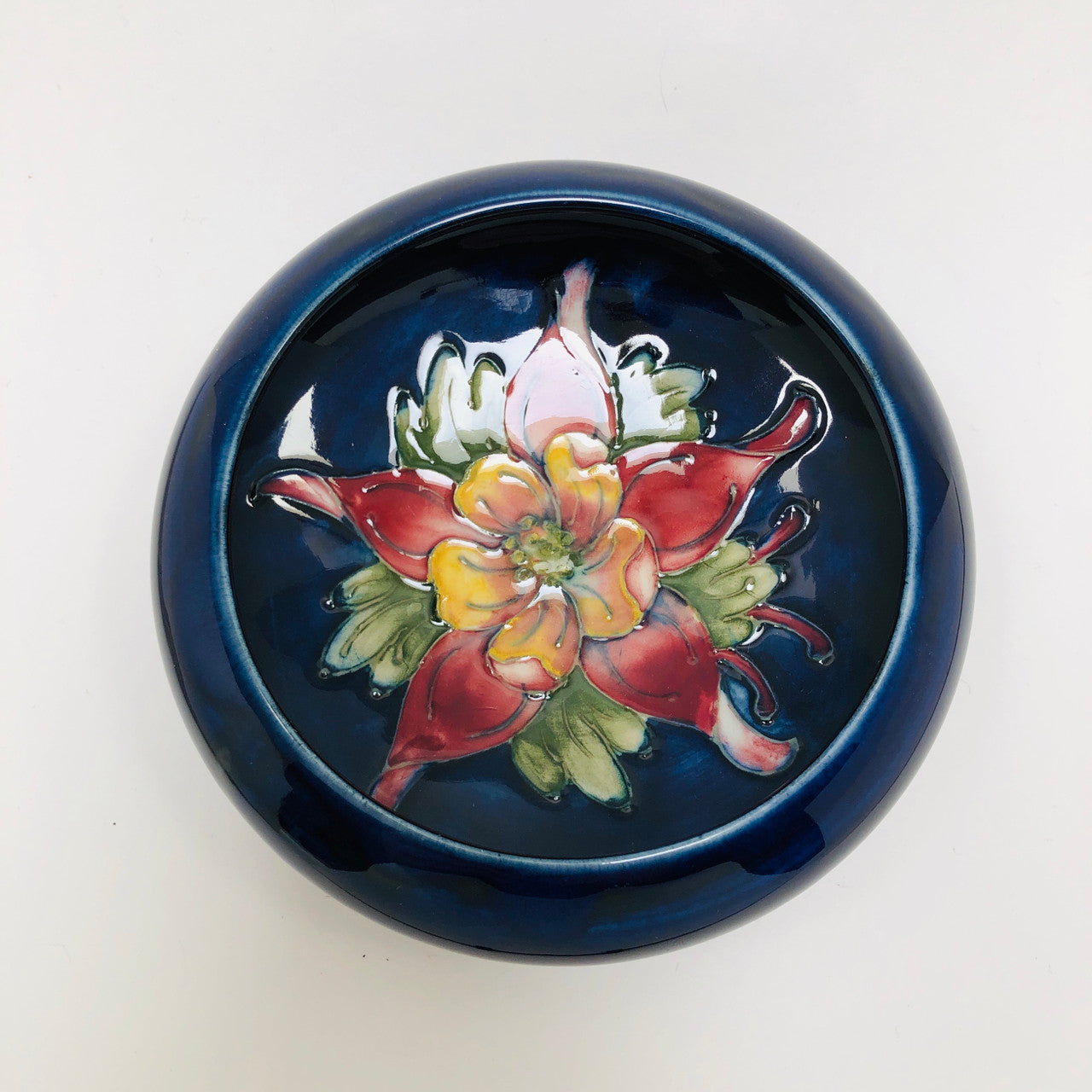 Moorcroft, Columbine, Bowl, Vintage, England, Walter,