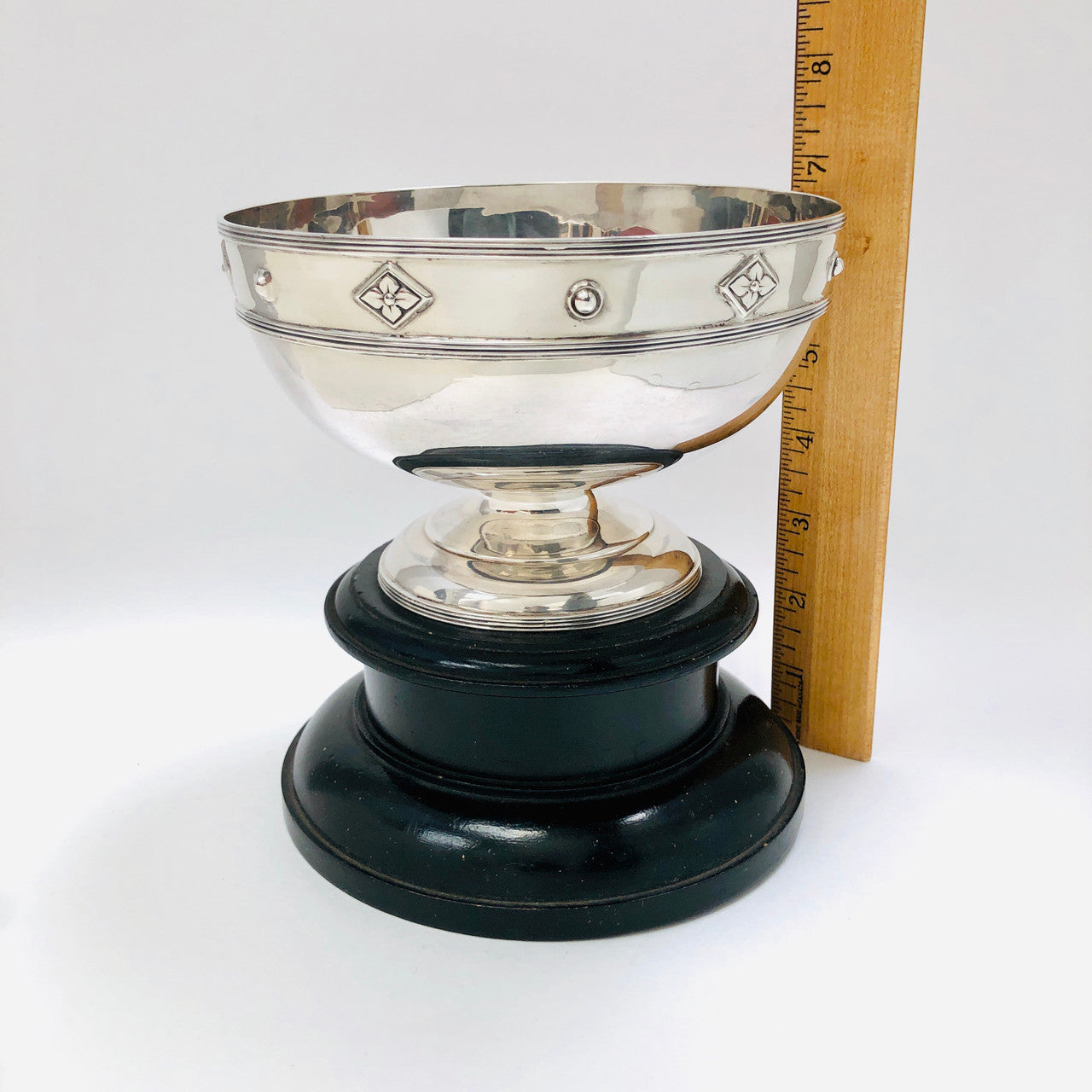Vintage, Antique, Sterling, Silver, Bowl, Cup. Trophy, with Pedestal, 1922, Walker and Hall