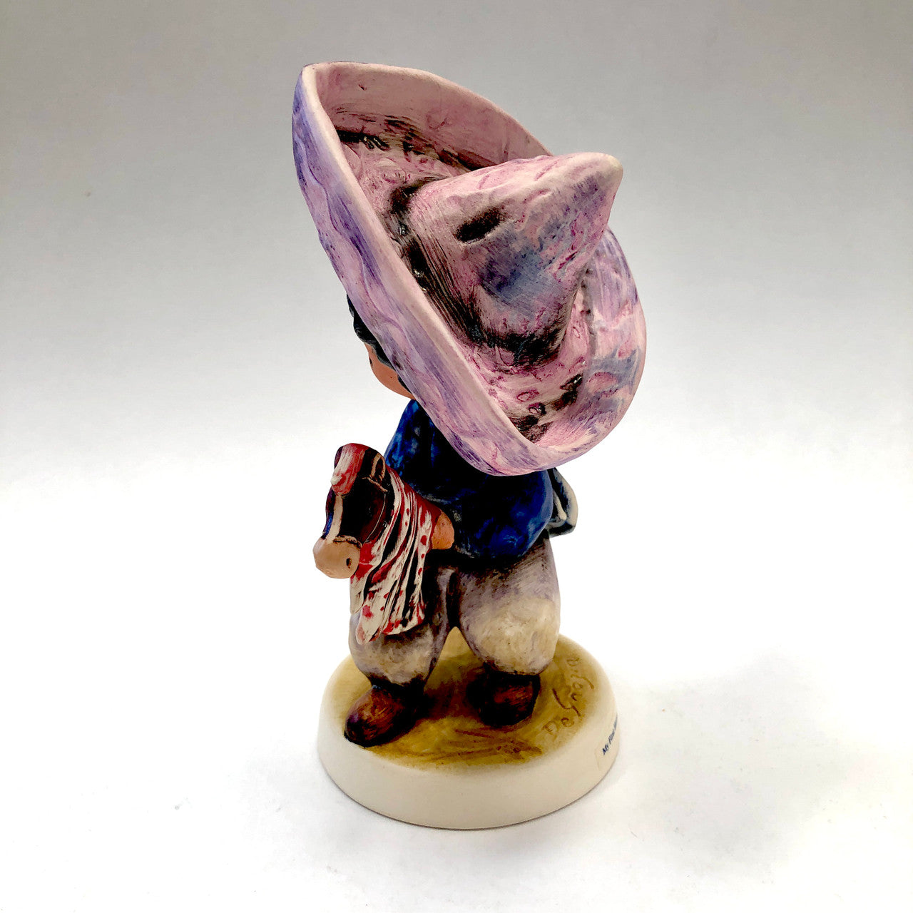 Goebel, Figurine, Vintage, My First Horse, 10 312, Del Grazia, Rare, Porcelain, Ceramic, Mexican Boy,