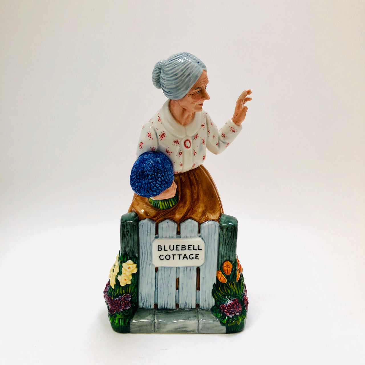 Royal Doulton, "Thank You," Figurine, HN2732, Vintage, Fine Bone China, Bluebell Cottage