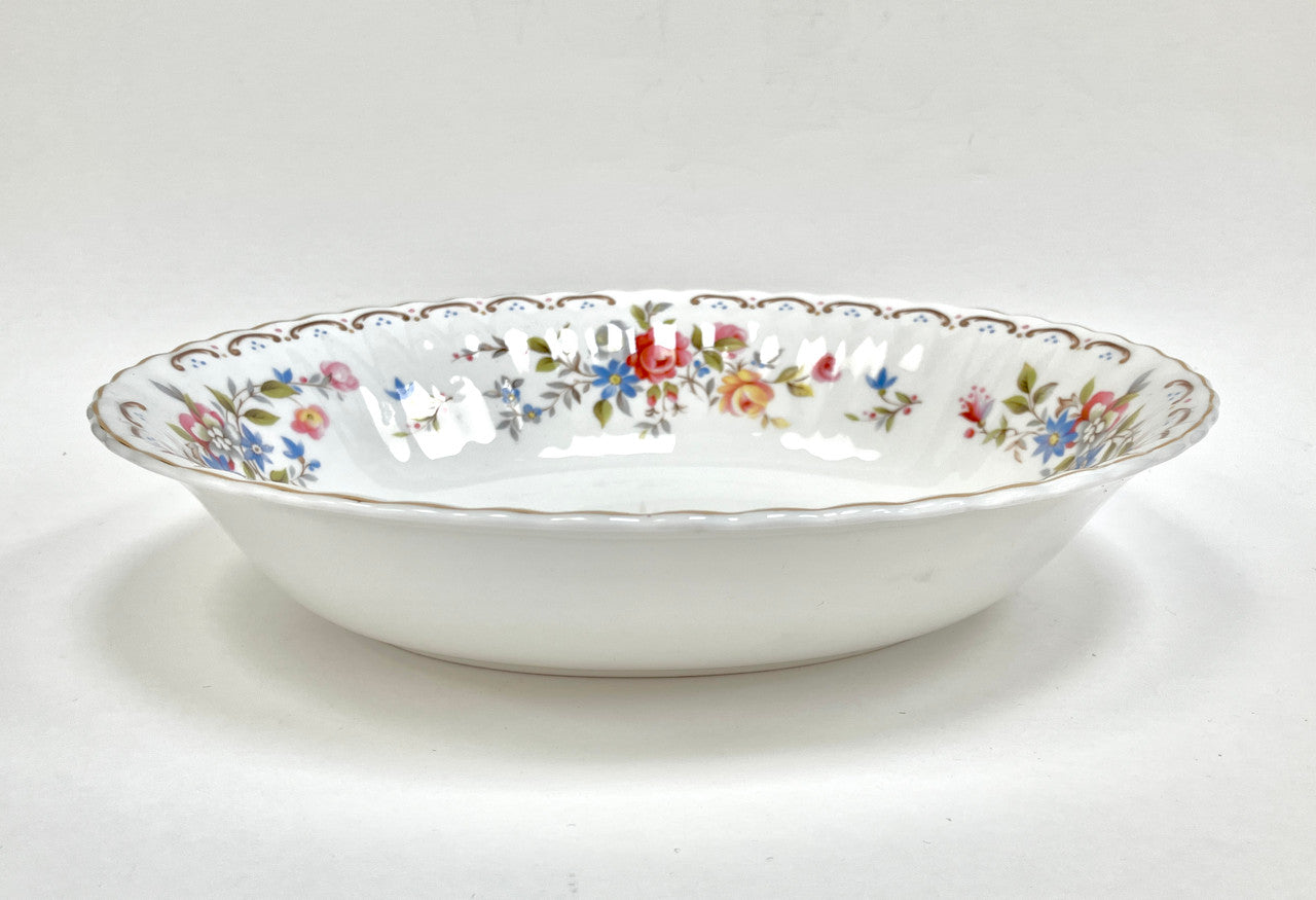 Royal Albert, Jubilee Rose, Oval, Vegetable, Bowl, Fine Bone China, Vintage, Floral