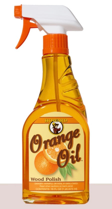 HOWARD, Howard's, 16 oz, 473 ML, Orange Oil, Wood Polish, Furniture, Furniture Care, Antique Furniture