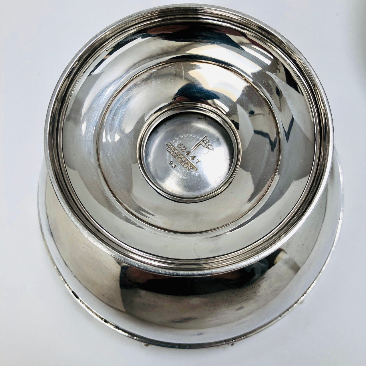 Vintage, Antique, Sterling, Silver, Bowl, Cup. Trophy, with Pedestal, 1922, Walker and Hall