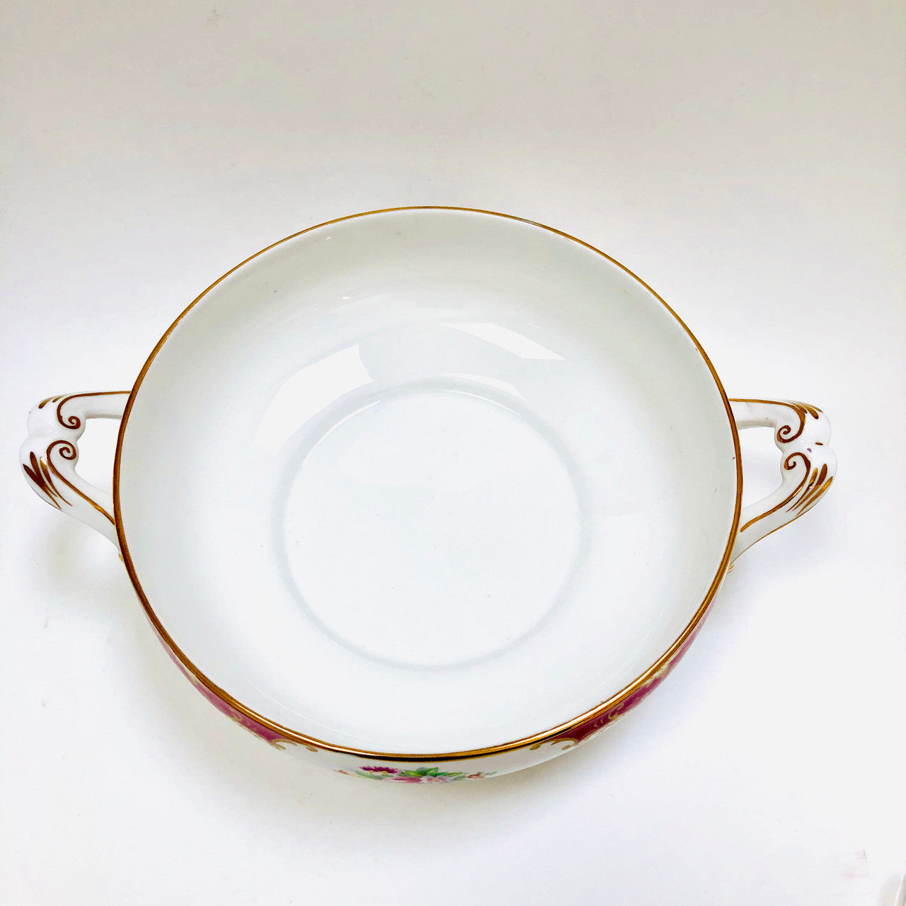 Royal Albert, Canterbury, Two handled, Vegetable, Covered, Bowl, Casserole, Vintage, England, Steampunk