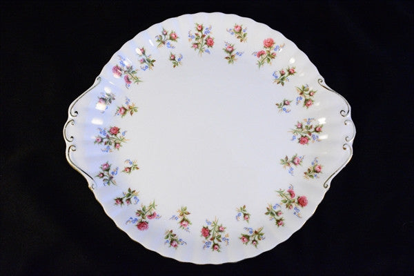 Royal Albert, Winsome, Cake Plate, Two Handled, Vintage, Fine Bone China, England