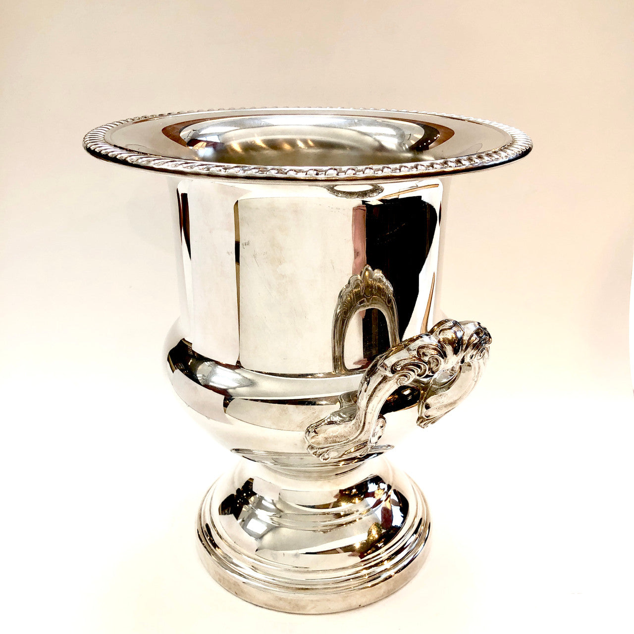 Champagne Bucket, Wine Cooler, Ice Bucket, Two Handled, Urn, Leonhard, USA, Vintage