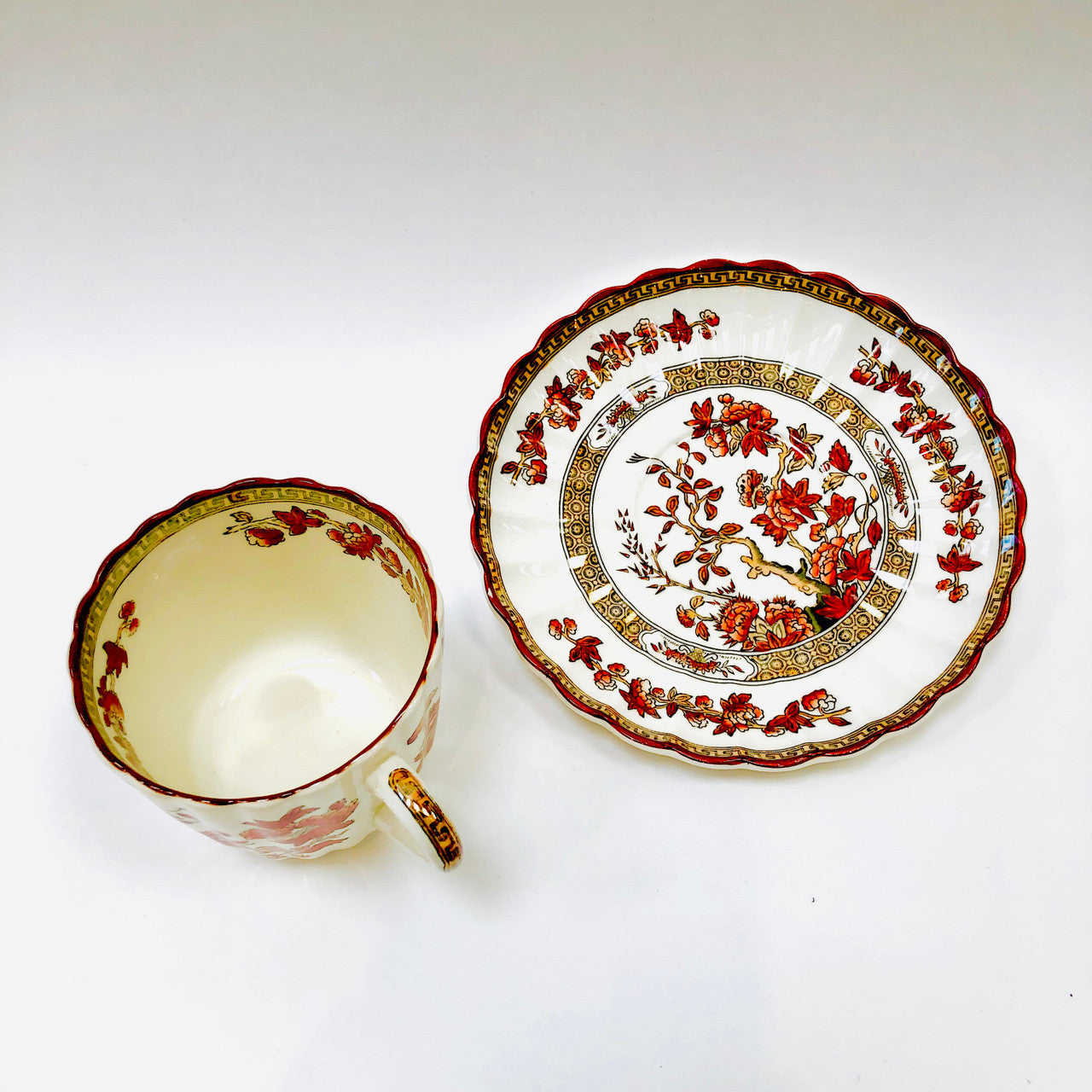 Spode Copeland India Tree Cup and Saucer, Teacup and Saucer, Tea cup and Saucer, Vintage, Antique