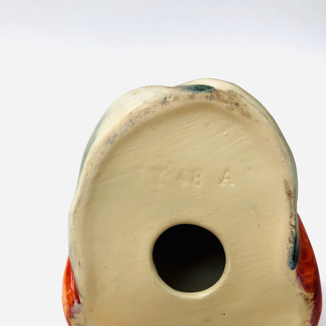 Goebel, Figurine, Vintage, Mary, Nativity, Rare, Porcelain, Ceramic, TMK1, FULL BEE, Red Cloak