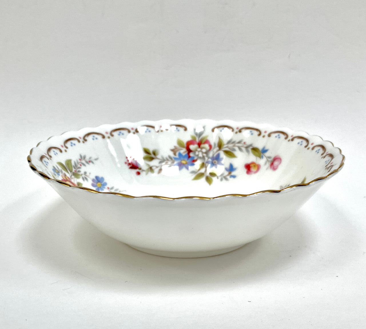 Royal Albert, Jubilee Rose, Round, Coupe, Cereal, Bowl, Fine Bone China, Vintage, Floral
