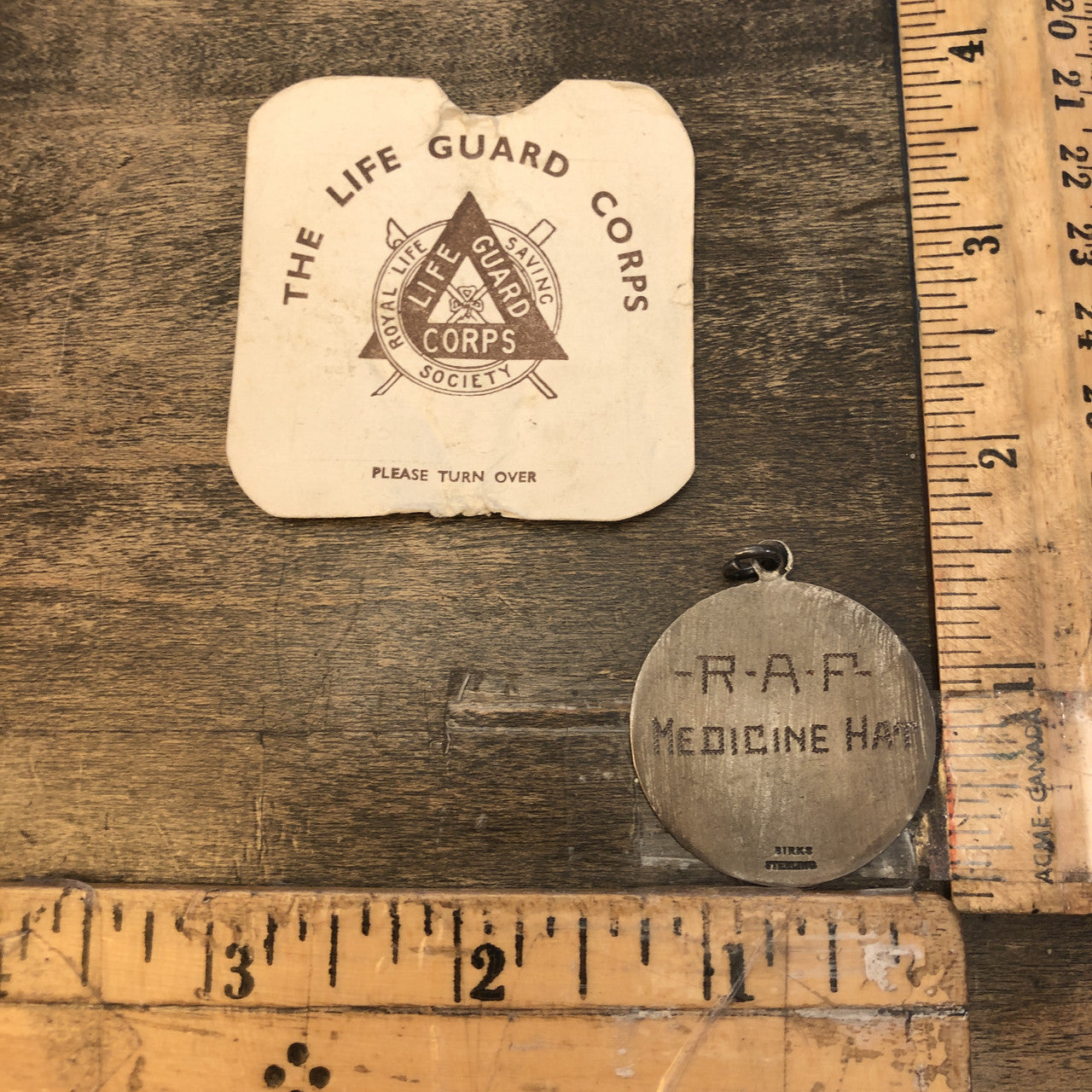 Sterling Silver Medal, Royal Life Saving Society, Royal Air Force