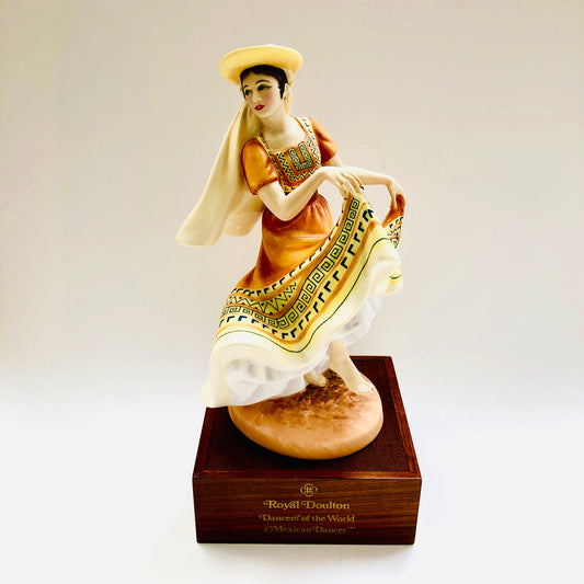 Royal Doulton, Dancers of the World, Mexican Dancer, Mexico, HN 2866, Figurine, Ceramic, Limited Edition, 1979, Peggy Davies, with Certificate