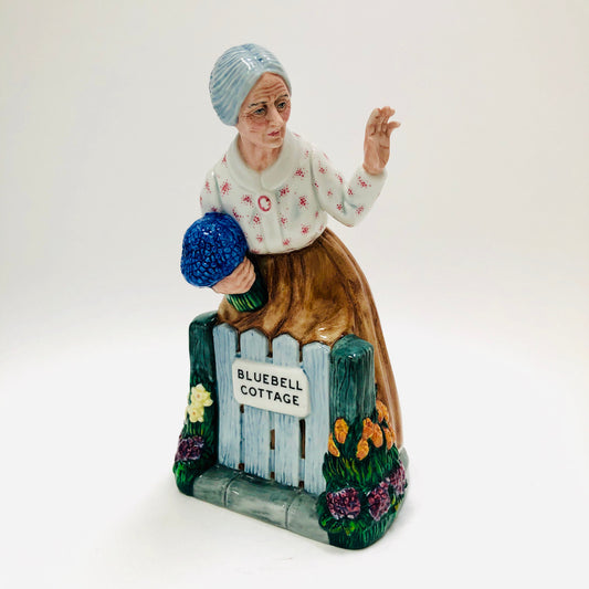 Royal Doulton, "Thank You," Figurine, HN2732, Vintage, Fine Bone China, Bluebell Cottage