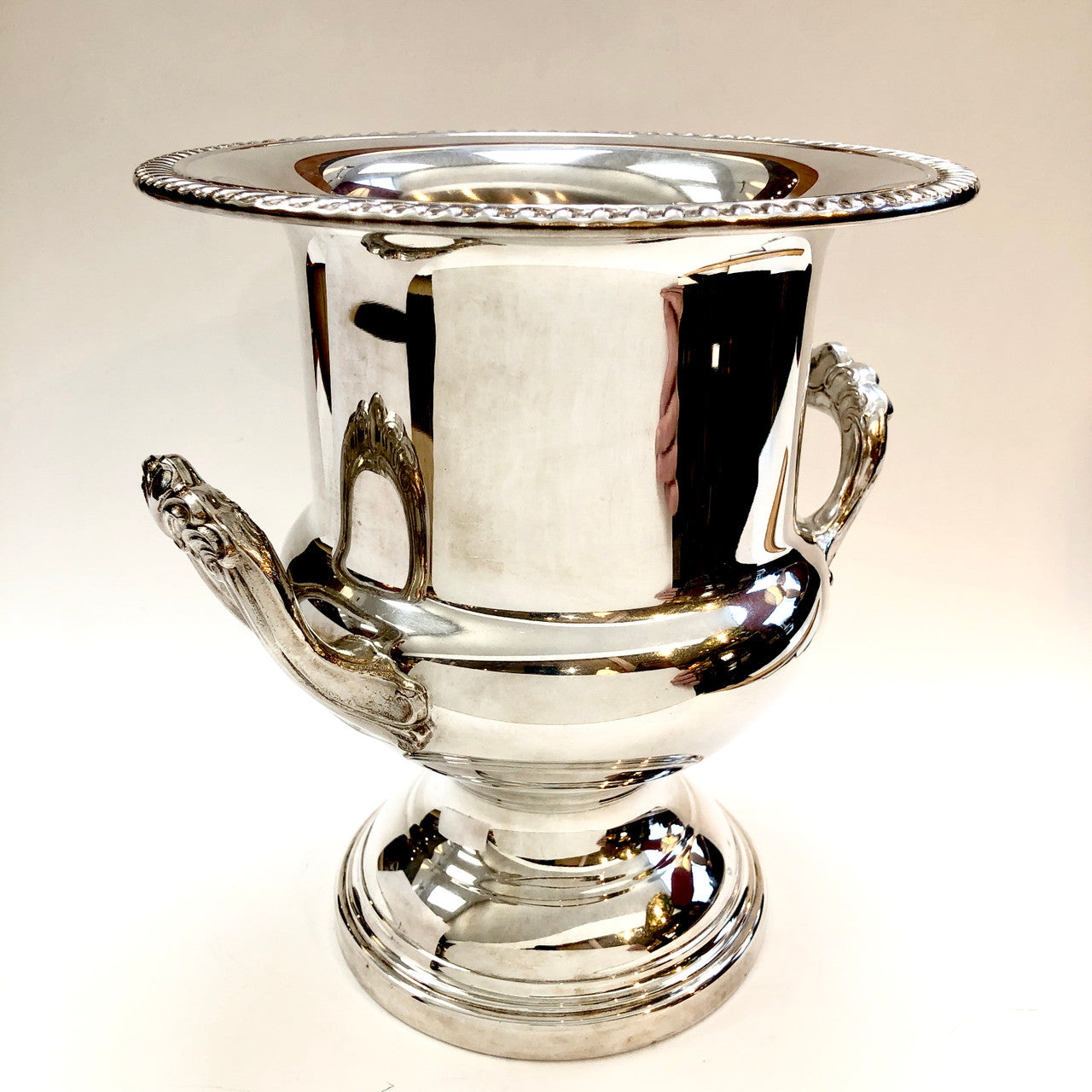 Champagne Bucket, Wine Cooler, Ice Bucket, Two Handled, Urn, Leonhard, USA, Vintage