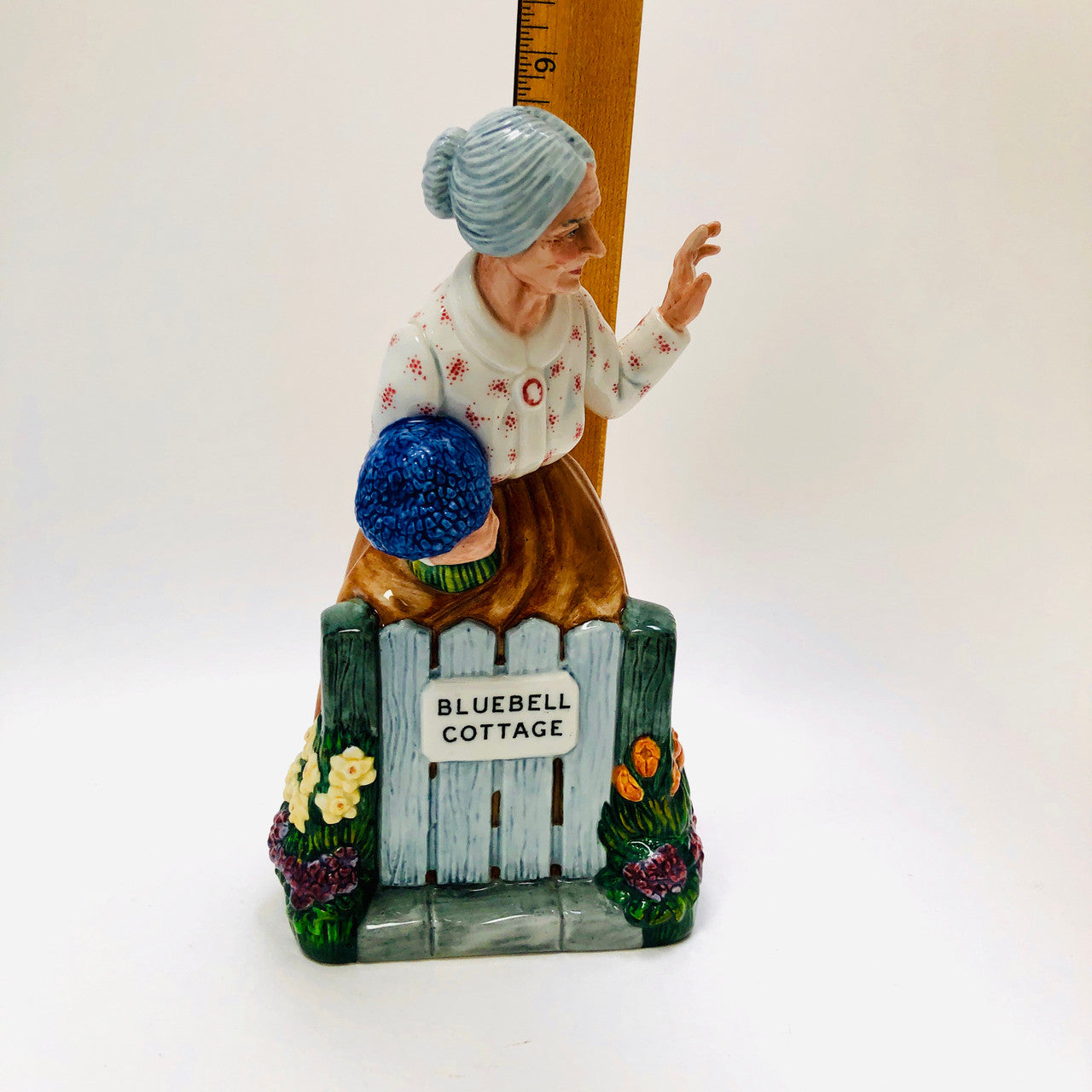 Royal Doulton, "Thank You," Figurine, HN2732, Vintage, Fine Bone China, Bluebell Cottage