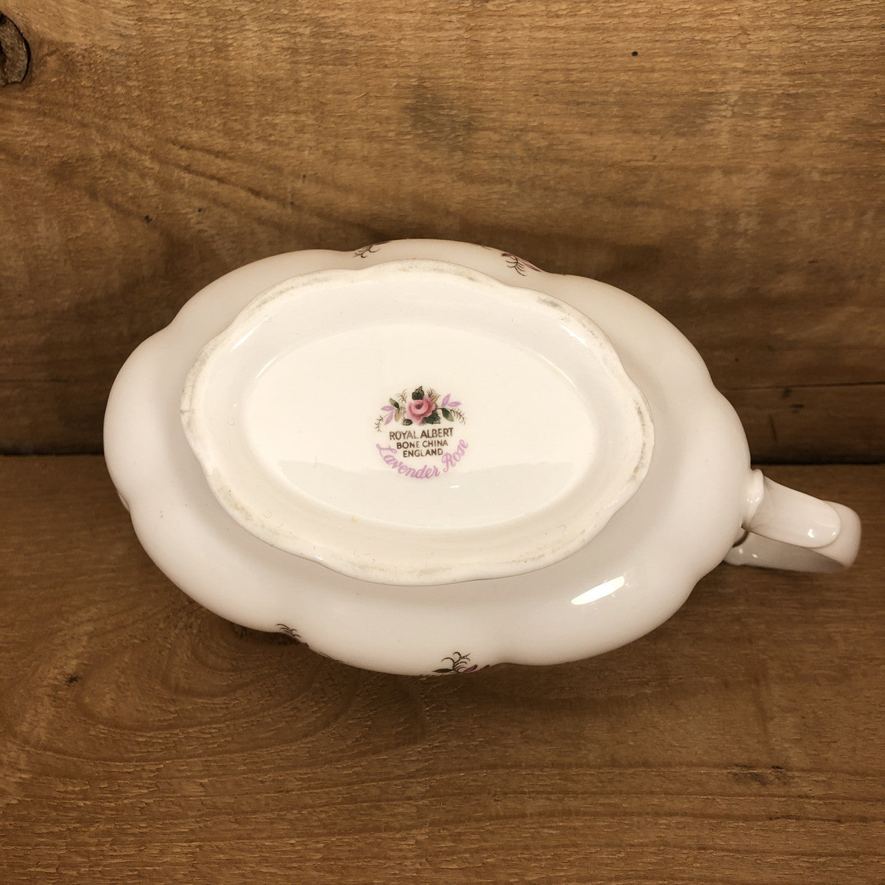 Royal Albert, Lavender Rose, Vintage Gravy Boat and Liner