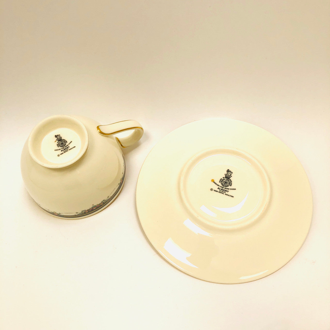 Royal Doulton, Albany, Fine Bone China, Cup, Saucer, Cup and Saucer, Vintage, England