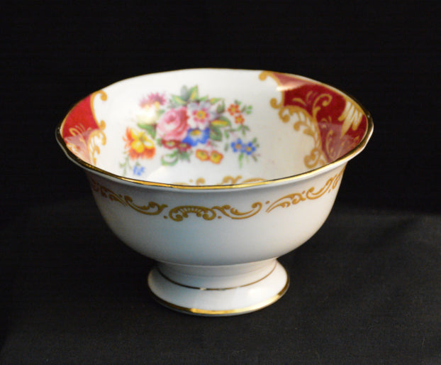Royal Albert, Canterbury, Vintage, Sugar Bowl, Open