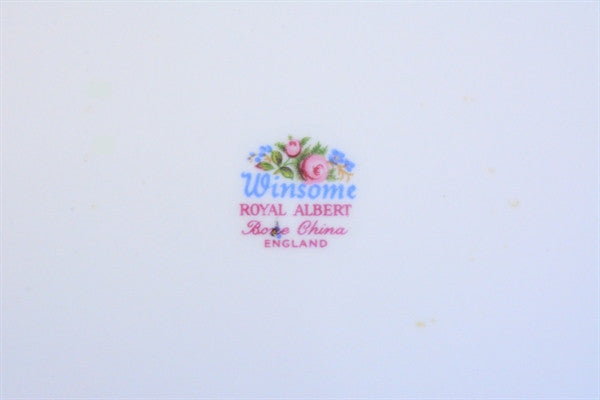 Royal Albert, Winsome, Cake Plate, Two Handled, Vintage, Fine Bone China, England