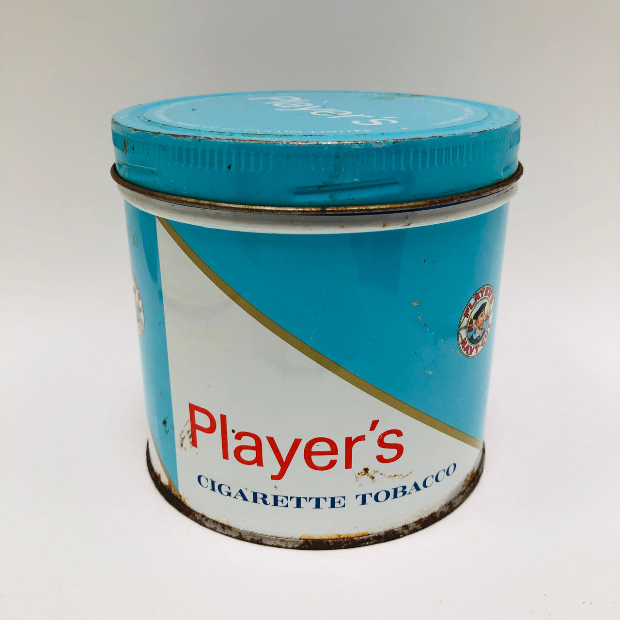 players no name tobacco tin Vintage, Metal, Round, Player's, Tobacco Tin, Canister – Ibon Antiques players no name tobacco tin Vintage, Metal, Round, Player's, Tobacco Tin, Canister – Ibon Antiques