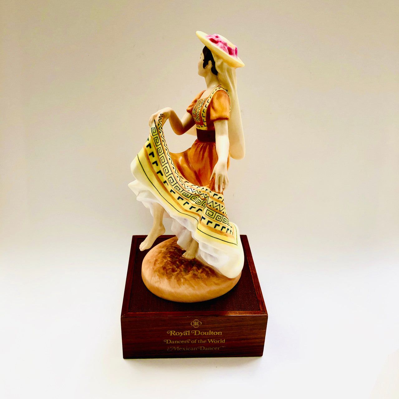 Royal Doulton, Dancers of the World, Mexican Dancer, Mexico, HN 2866, Figurine, Ceramic, Limited Edition, 1979, Peggy Davies, with Certificate