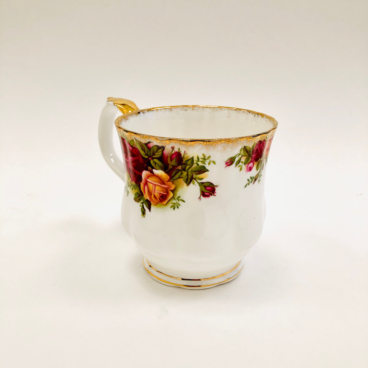 Royal Albert, Old Country Roses, Montrose, Mug, Coffee, Tea, Hot Chocolate, Vintage, Red, Roses, England,  Steampunk