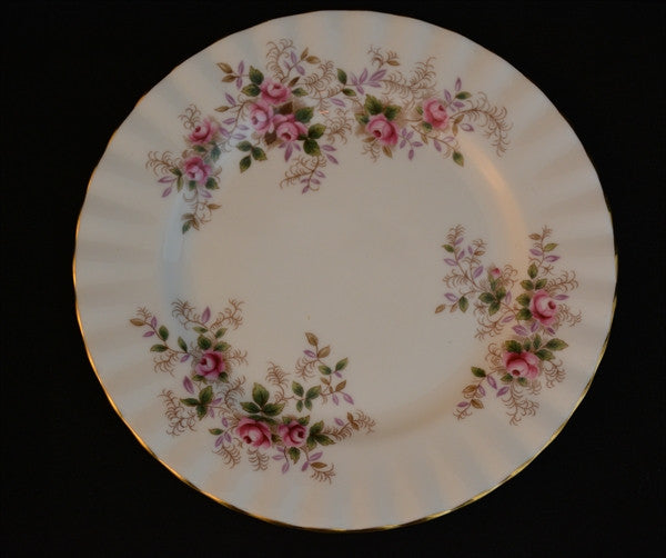 Royal Albert, Lavender Rose, Lavender, Rose, Plate, Bread and Butter, Vintage, Fine Bone China