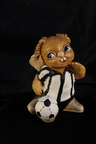 PenDelfin Striker Figurine (Black and White)