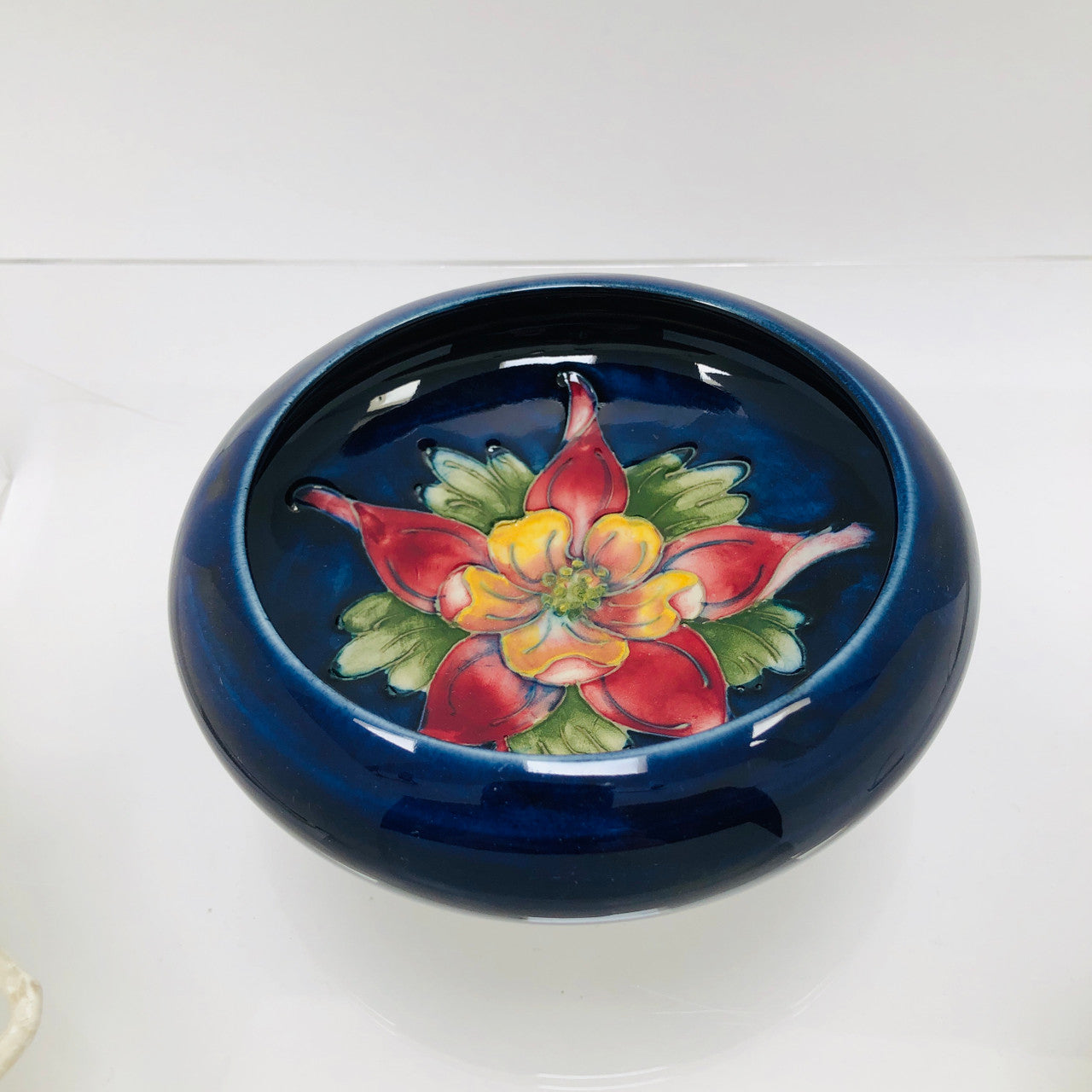 Moorcroft, Columbine, Bowl, Vintage, England, Walter,